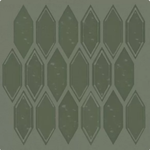 Moss Green Picket - ceramic tile